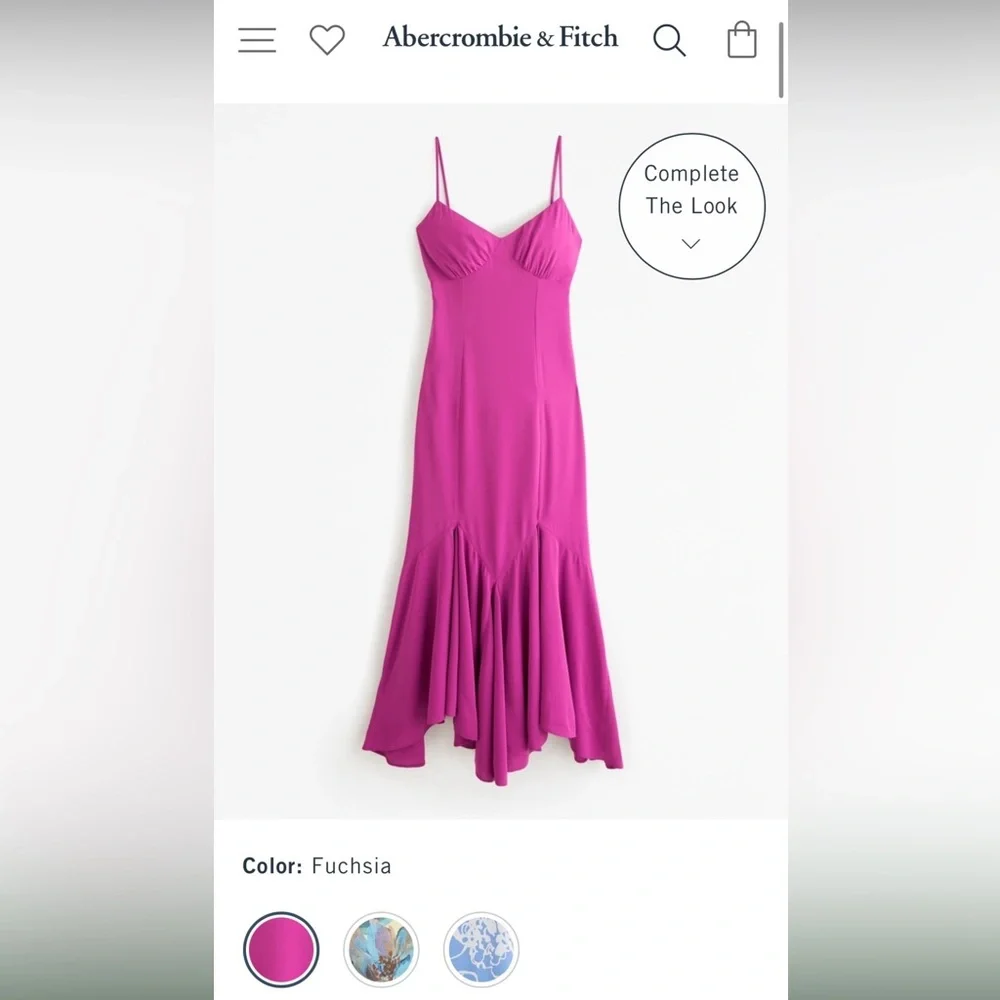 Abercrombie Mermaid Slip Maxi Dress